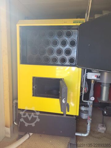 이동식 컨테이너 보일러 하우스 (펠릿 / 바이오매스) Pereko KSR 130 / Ba-120 (120-130 kW)