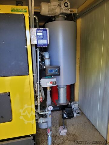 이동식 컨테이너 보일러 하우스 (펠릿 / 바이오매스) Pereko KSR 130 / Ba-120 (120-130 kW)