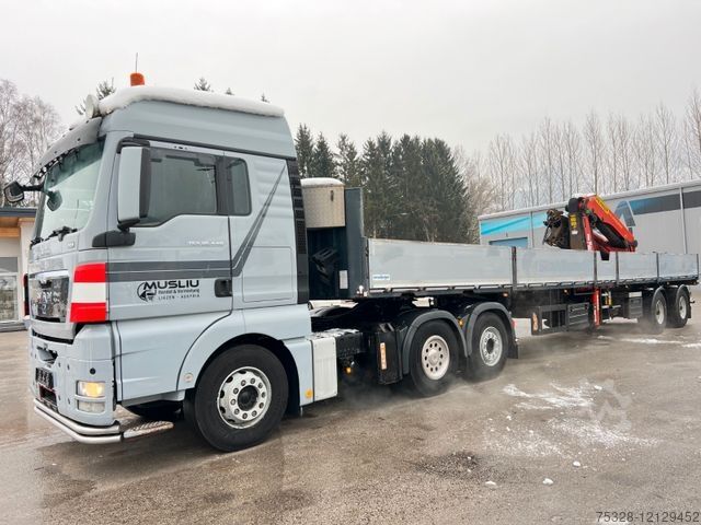 Standard tractor unit MAN TGX 26.440 6X2 Meusburger MPS-2 Kran PK 26002