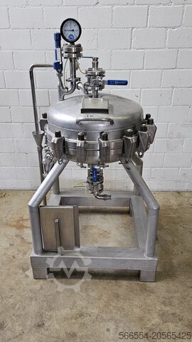 Filtration system Bollazi & Co AG Edelstahl Druckfilter Nutsche Ø 600 mm