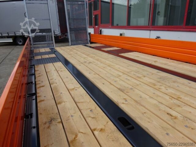 Remolque de plataforma baja Möslein TTT 11-6,2 BR Orange  Tandemtieflader mit breiten RampenNeufahrzeug