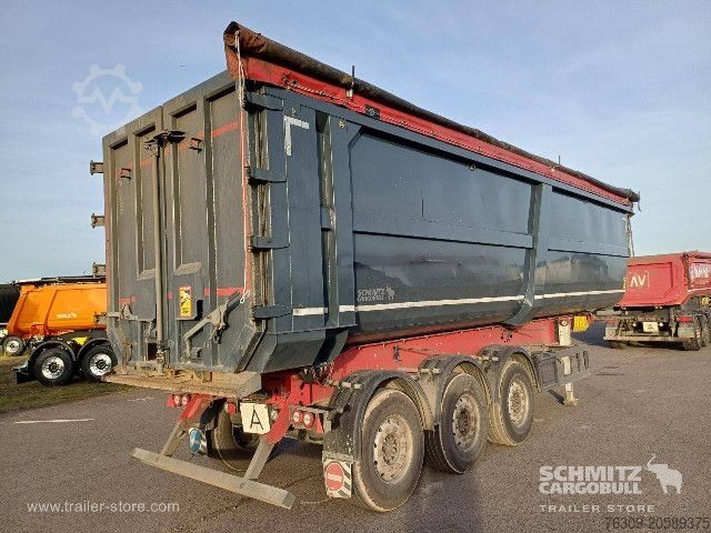 Semi-remorque benne Schmitz Cargobull Kipper Stahlrundmulde 51m³