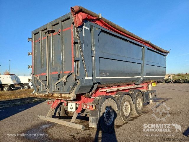 Semi-remorque benne Schmitz Cargobull Kipper Stahlrundmulde 51m³