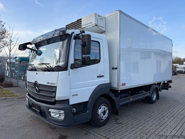 Koelwagen met geïsoleerde laadbak MERCEDES-BENZ Atego 818 L Kühlkoffer+LBW/Klima/ThermoKing
