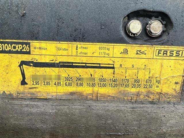 LKW mit Pritsche (offen) MAN TGA 26.400 6x2 Wechselpr. KRAN 25m Seilwinde