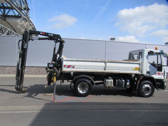 Sklápěcí vůz IVECO ML140E25K  / HIAB  XS 088 / Funk / Greifer