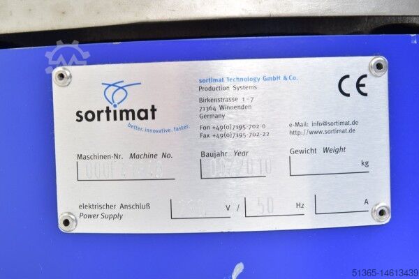 Transportador de espiral cilíndrico con regulador. Sortimat 000F41649 + SMS 150