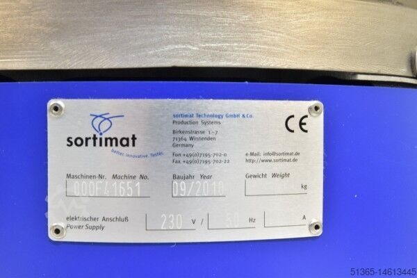 Transportador en espiral escalonado con regulador Sortimat 000F41651 + SMS150