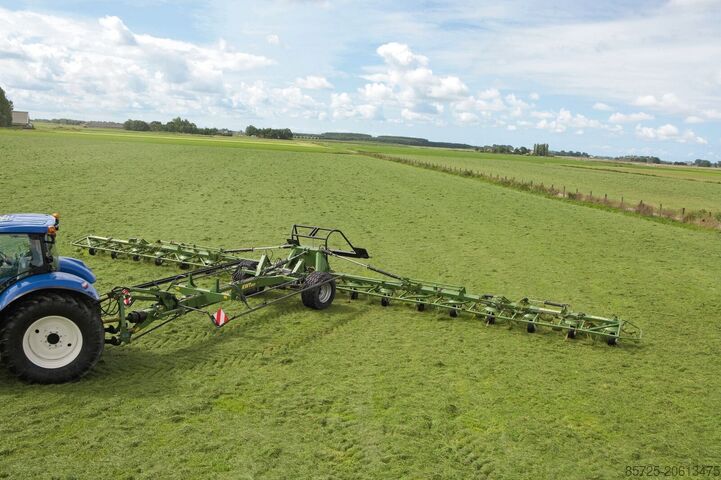Tedder Krone getrokken schudders KWT met wielstel