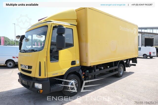 Transporter mit Koffer iveco EuroCargo ML 75 E 16 P LBW LUFT AUTOMATIK