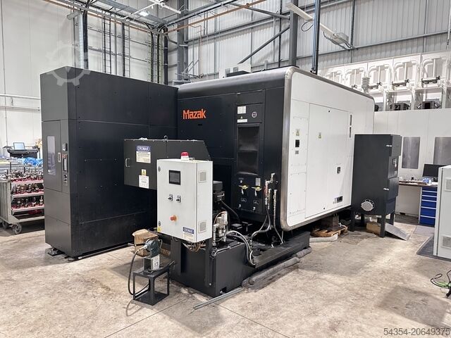 Bearbeitungszelle Mazak Variaxis i600/HCN4000