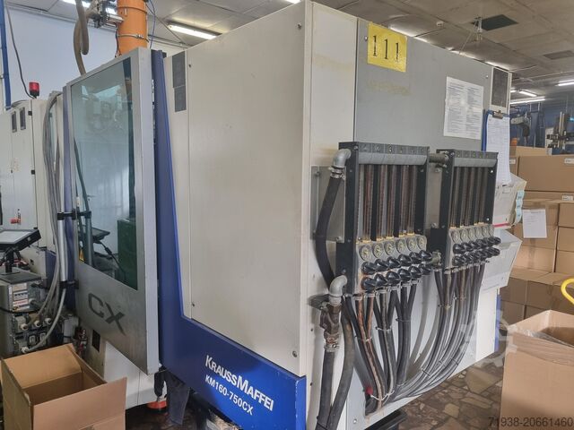 Máquina de moldeo por inyección Krauss Maffei KM 160-750 CX