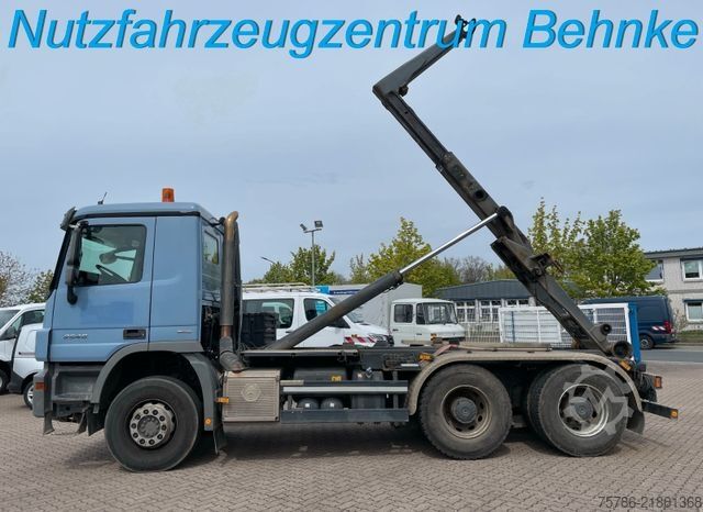 Контейнеровоз з гачком (рол-офф) MERCEDES-BENZ Actros 2646 BL/ 6x4/ MP3/ Meiller/ Retarder/ AC