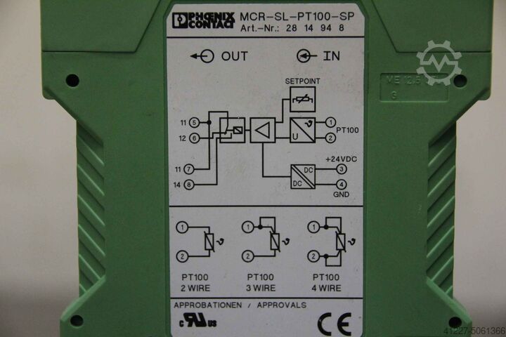 Nadzornik temperature Phoenix Contact MCR-SL-PT100-SP