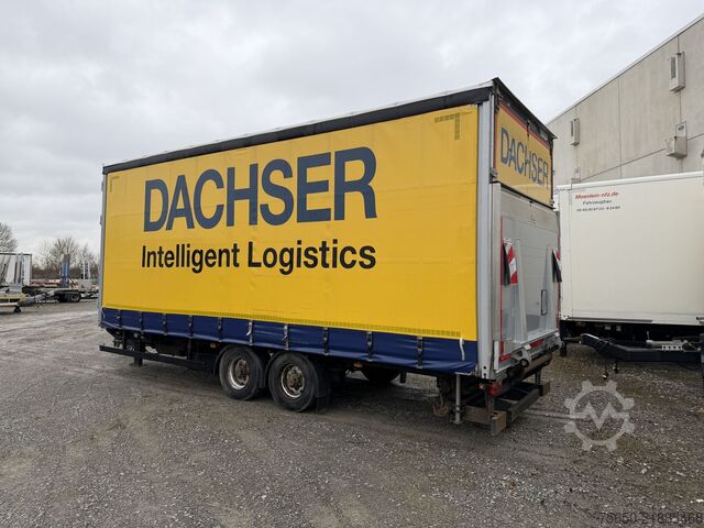 Anhänger mit Pritsche & Plane Möslein TPS 105 D-L  Tandemplane Ladebordwand + Durchladbar