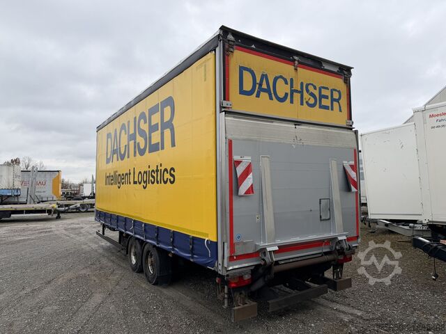 Anhänger mit Pritsche & Plane Möslein TPS 105 D-L  Tandemplane Ladebordwand + Durchladbar