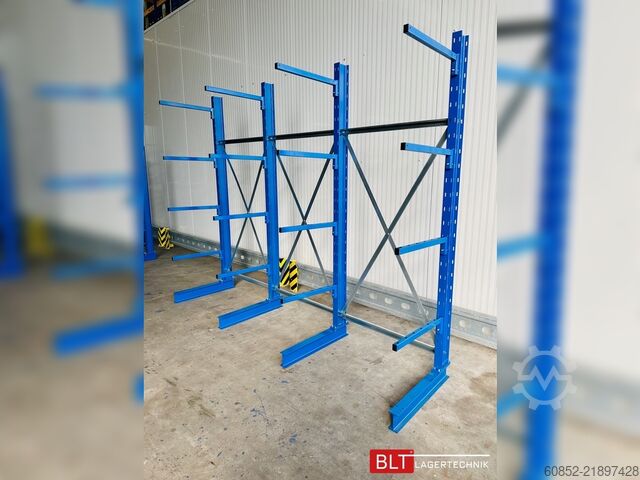 Konsol rafı ca. 3,15 lfm. Kragarmregal Langgutregal H: 250 cm 140 kg/Arm META Multistrong