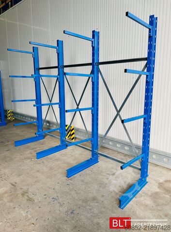 Konsol rafı ca. 3,15 lfm. Kragarmregal Langgutregal H: 250 cm 140 kg/Arm META Multistrong