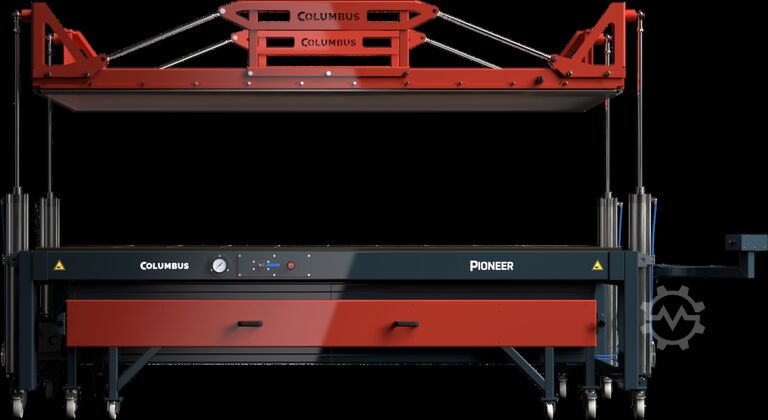 एप्लिकेशन एआई के साथ प्रोफेशनल वेक्यूम प्रेस COLUMBUS PIONEER