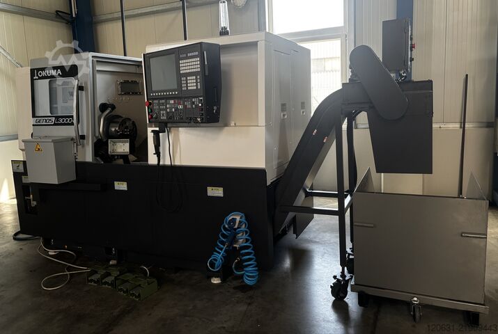 CNC rennibekkur Okuma GENOS L3000-e (Mx450)