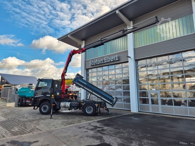 Tipper truck IVECO AD200X46/P HR OFF Palfinger PK 12.501 Funk AHK