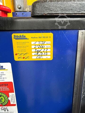 Manual stacker Stöcklin EF 1600