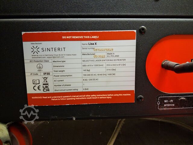 Imprimare 3D SLS Sinterit Lisa X