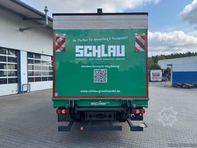 Box truck MERCEDES-BENZ Atego 1524 L 7.2 m Koffer LBW2t Seitentür Kamera