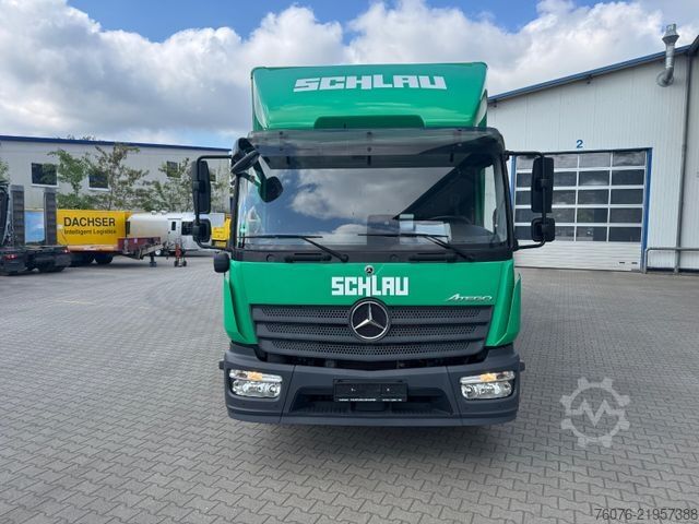 Box truck MERCEDES-BENZ Atego 1524 L 7.2 m Koffer LBW2t Seitentür Kamera