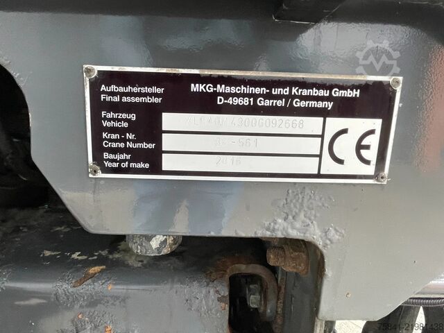 Автокран DAF CF 460 CF 460 Met MGK HMK 401HPa2L kraan