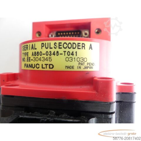 नियंत्रण इकाई Fanuc A06B-0373-B569 AC Servomotor SN: C01YF0315 mit Pulsecoder A / A860-0346-T041