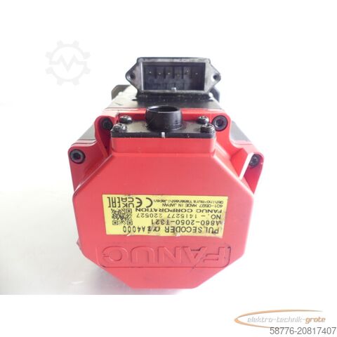 नियंत्रण इकाई Fanuc A06B-2218-B000 AC Servomotor SN: C226F1A4A mit Pulsecoder A860-2050-T321