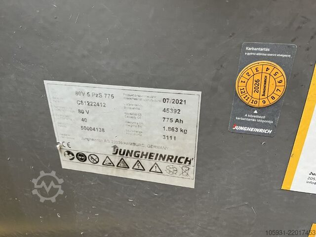 Elektryczny wózek widłowy 4-kołowy Jungheinrich EFG535k