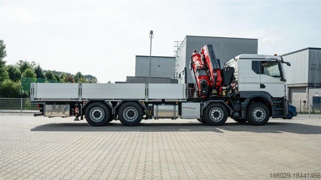 Grua montada em camião MAN MAN 35.470 8x2 Kran F710 RA2.26