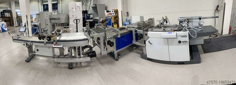 Katlama ve katlama makinesi Heidelberg Stahlfolder + Popp Maschinenbau SRT + MWS