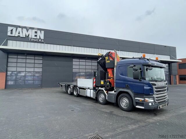Crane truck Scania P 410 8x2 Euro 6 Palfinger PK 53002-SH E