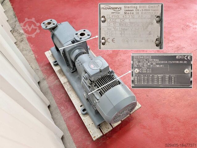 Pompe à vide à anneau liquide Sihi Flowserve LPHX 45316 AB