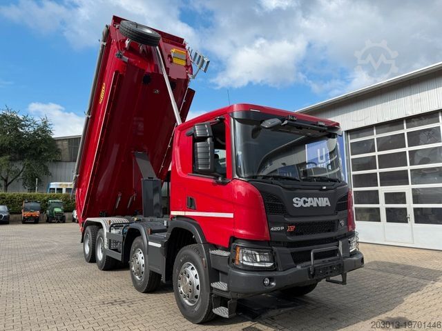Kipper LKW SCANIA P 420 8x4 Kipper Meiller 18,5m3 Euro 6