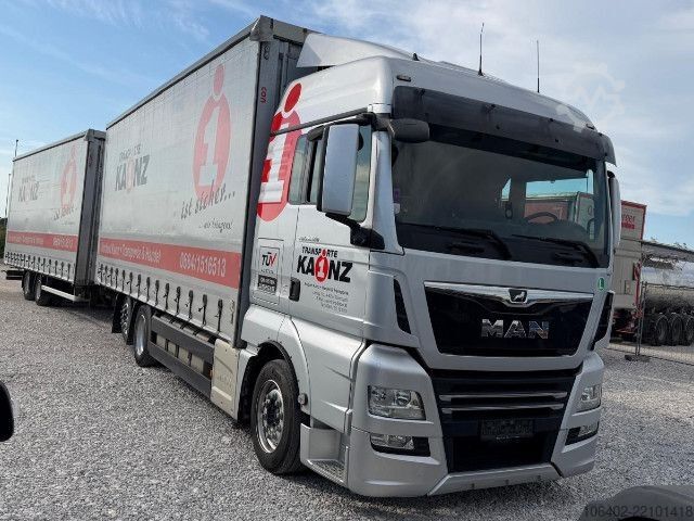 Truk flatbed MAN TGX 26.500 6x2 LL Jumbozug