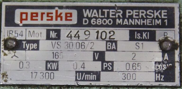 Silnik do maszyny do obróbki krawędzi frezarki Perske VS 30.06-2