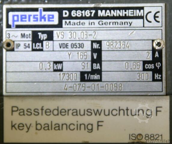 Silnik do maszyny do obróbki krawędzi frezarki Perske VS 30.06-2