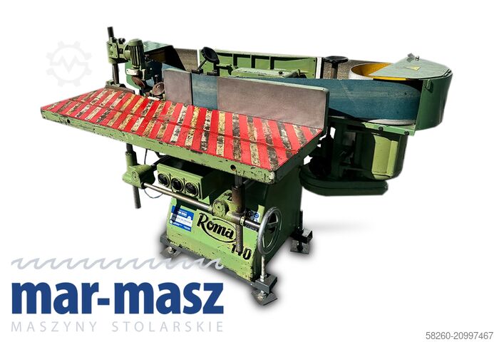 Máy mài cạnh dây đai góc ROMA 140 