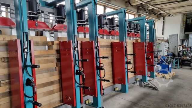 Máy ép để dán cạnh gỗ stroj&les cerknica slv 6000 x 1200 x160