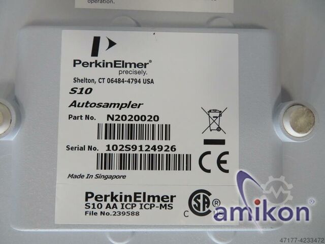 Autosampler für ICP-MS Perkin Elmer S10 N2020020