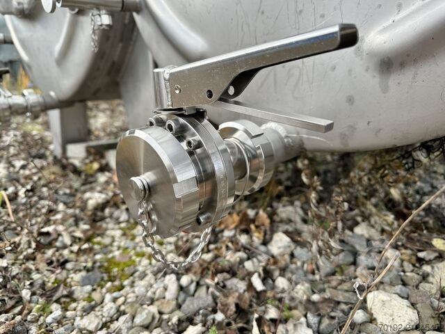 V2A製 2500リットル オーバル型貯蔵タンク H. BAUER Maschinen- und Apparatebau 9669