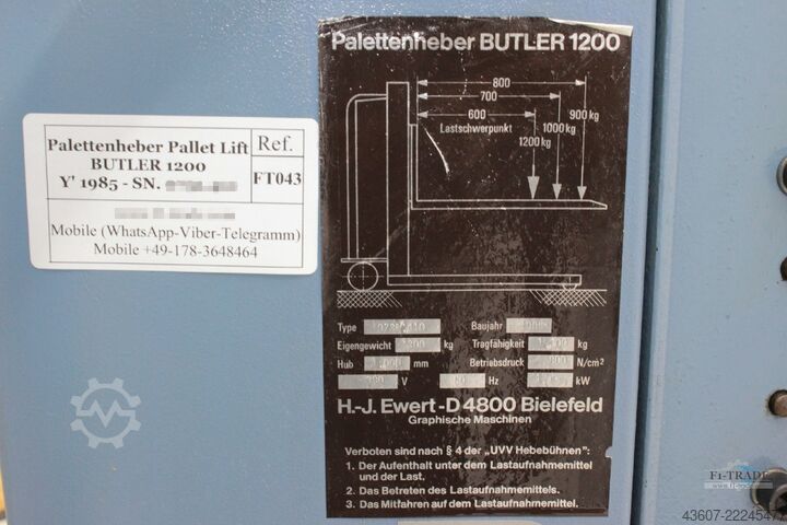  BUTLER 1200