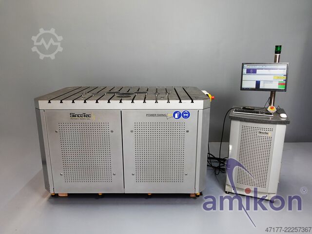 Resonanzprüfmaschine SincoTec POWER SWING 20 kN Mot Big Table