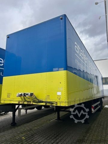 বক্স সেমিট্রেলার  2 Achser Koffer Auflieger HEUSER ebühne