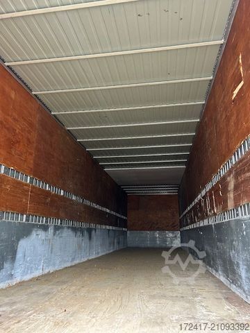 বক্স সেমিট্রেলার  2 Achser Koffer Auflieger HEUSER ebühne