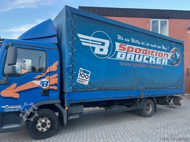 Комби со завеса од страна MAN TGL 8.210BL 7.150 8.180 8.150 AC TÜV 11.2026 AHK